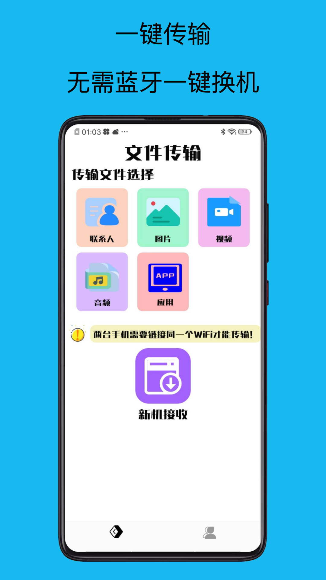 
转移到新机app