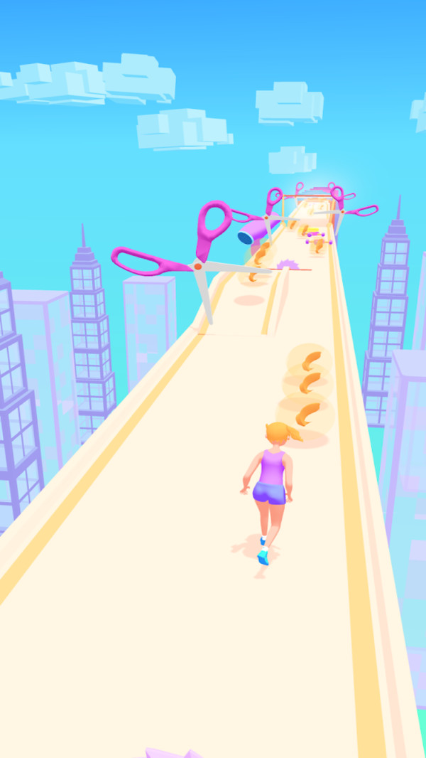 
剪头发快跑