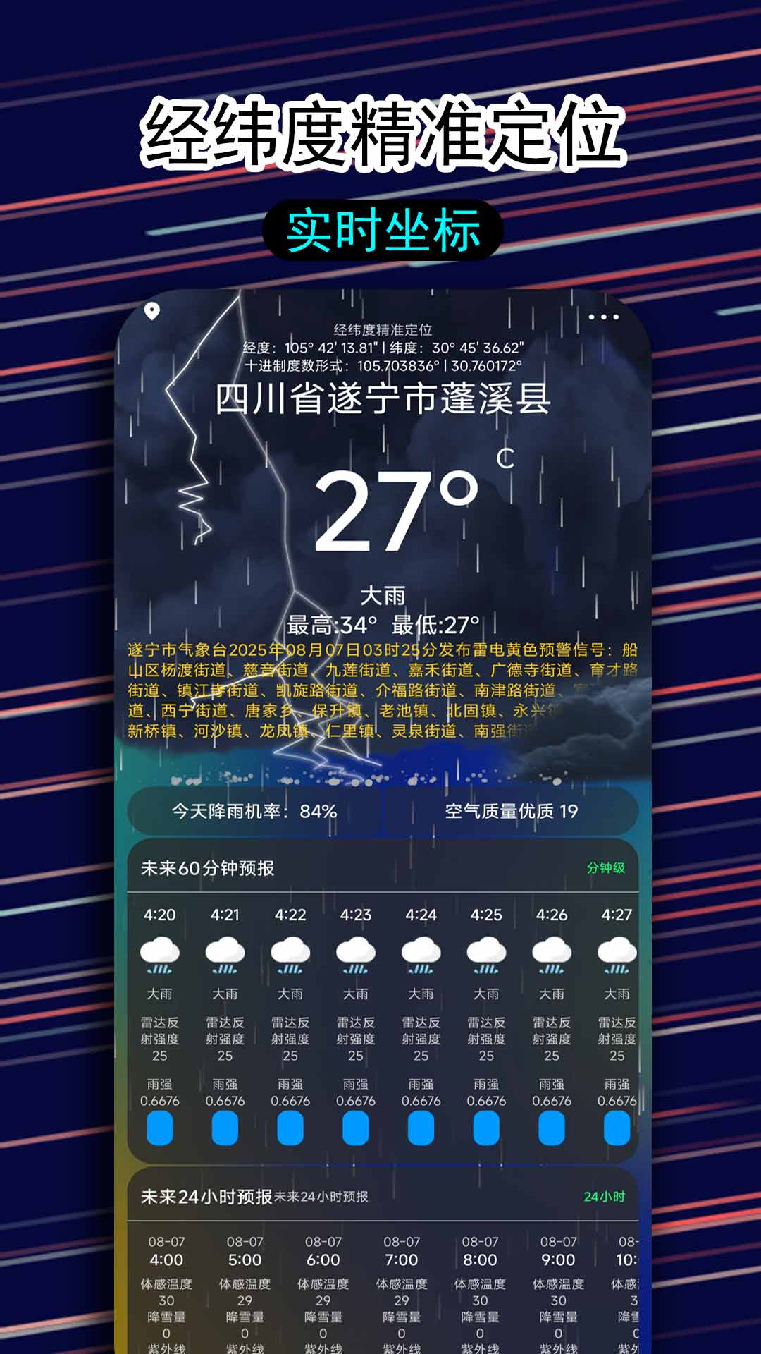 
一早天气