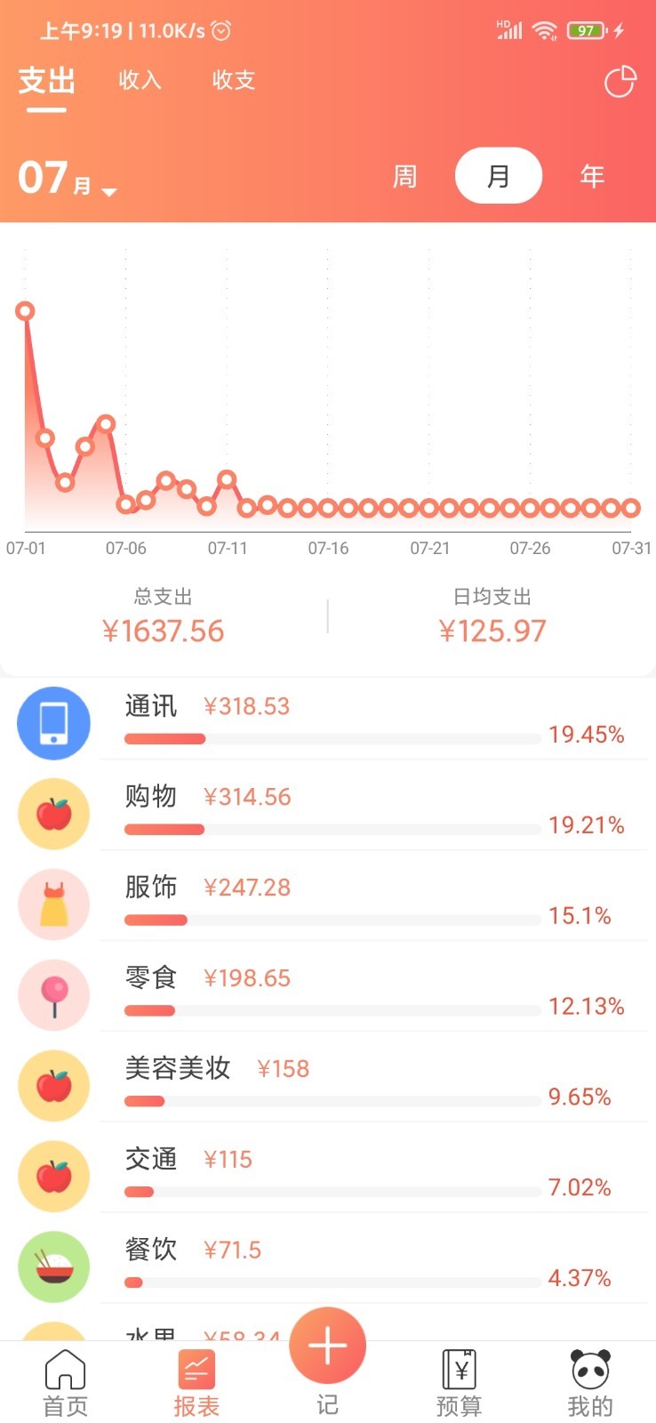 
熊猫记账