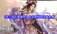 《新三国志曹操传》全武将特殊技能合集
