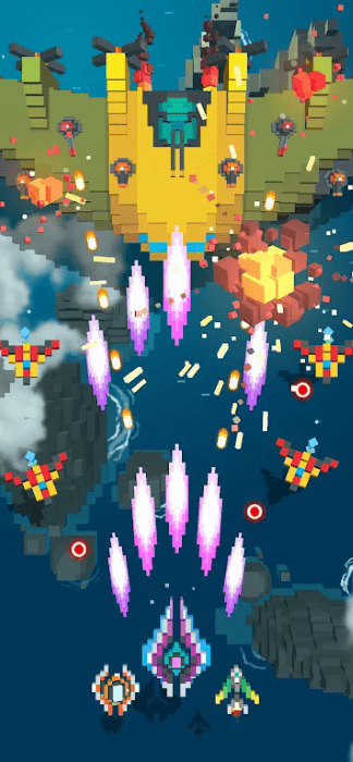 
天空之翼像素战士
