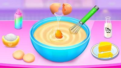 
彩虹蛋糕制作