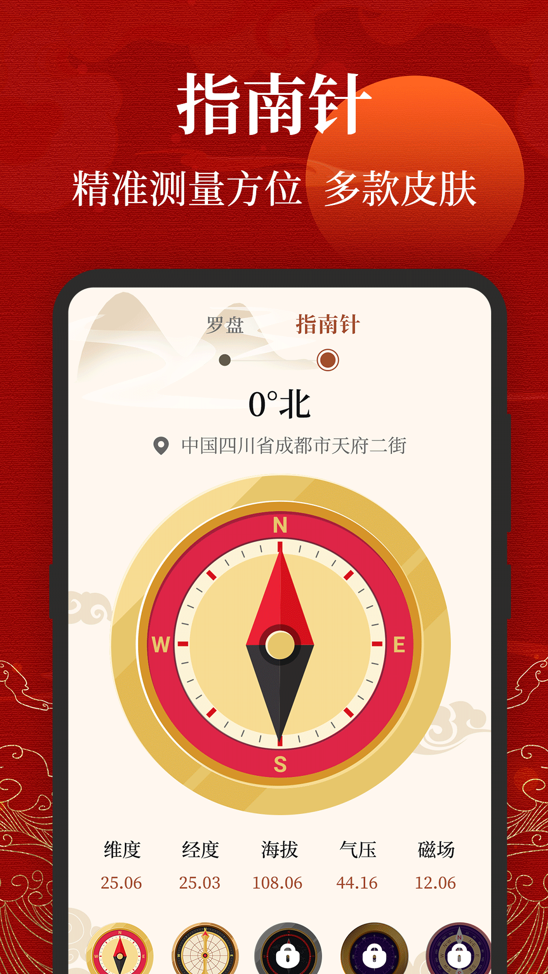 
三合罗盘