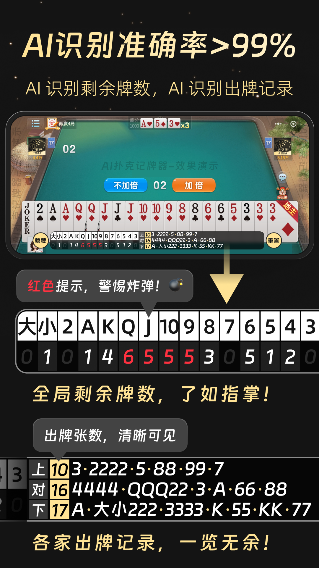 
AI扑克记牌器