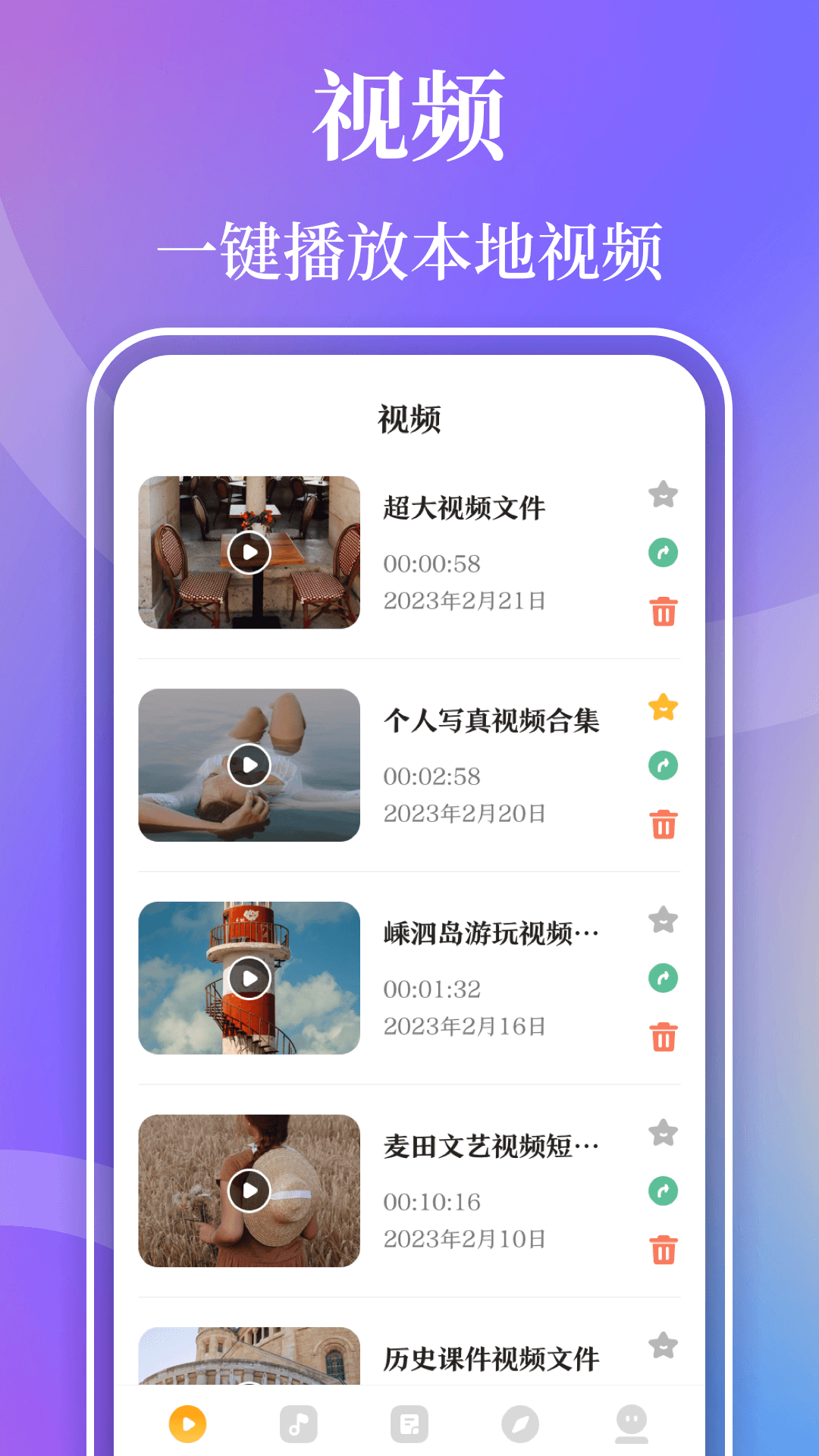 
视频播放器Player