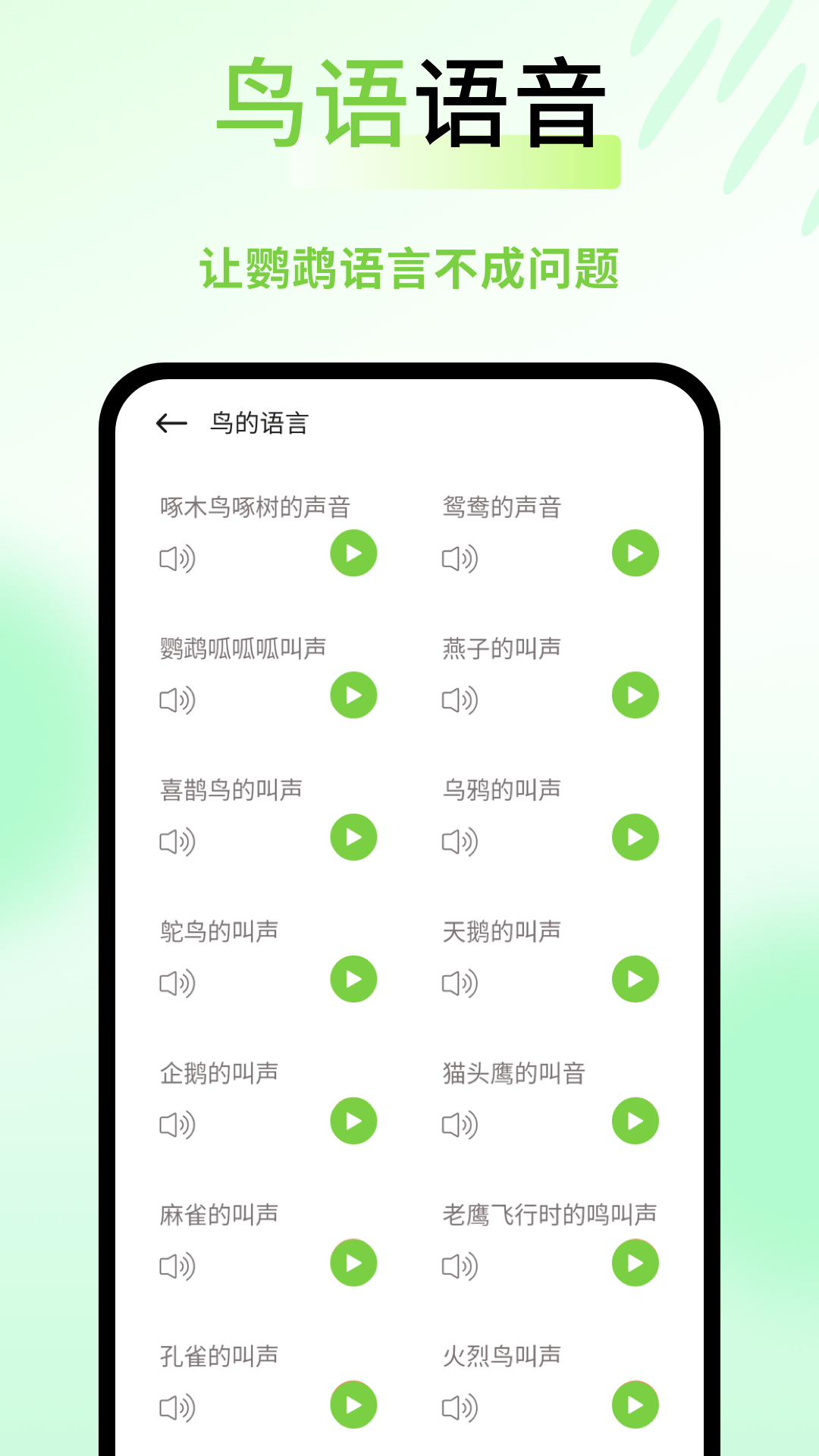 
鹦鹉语言翻译器