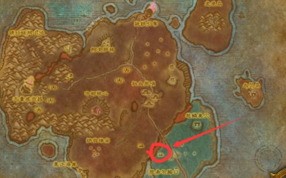 魔兽世界秘血岛损坏的兽笼位置介绍2