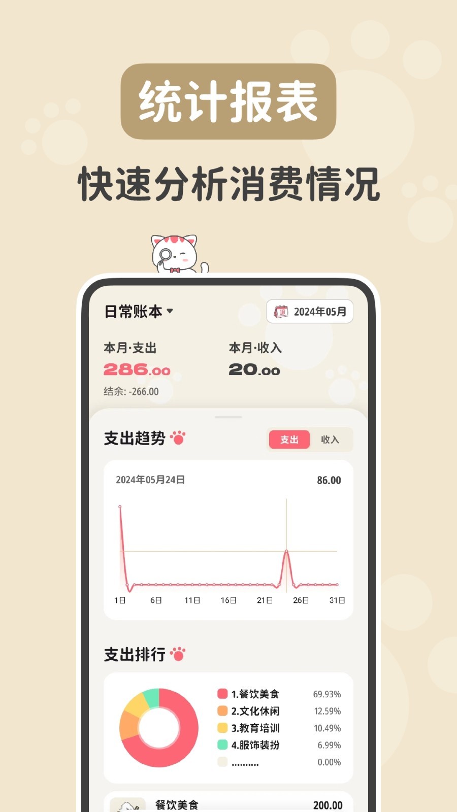 
喵钱记账