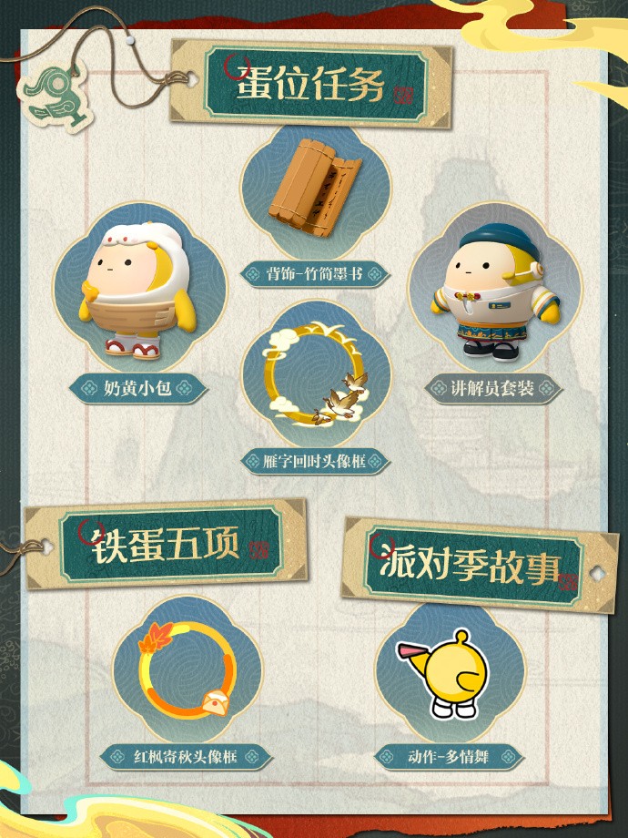 《蛋仔派对》“国宝归乡季”派对季重磅开启！盲盒外观、活动攻略、主题关卡正式揭晓