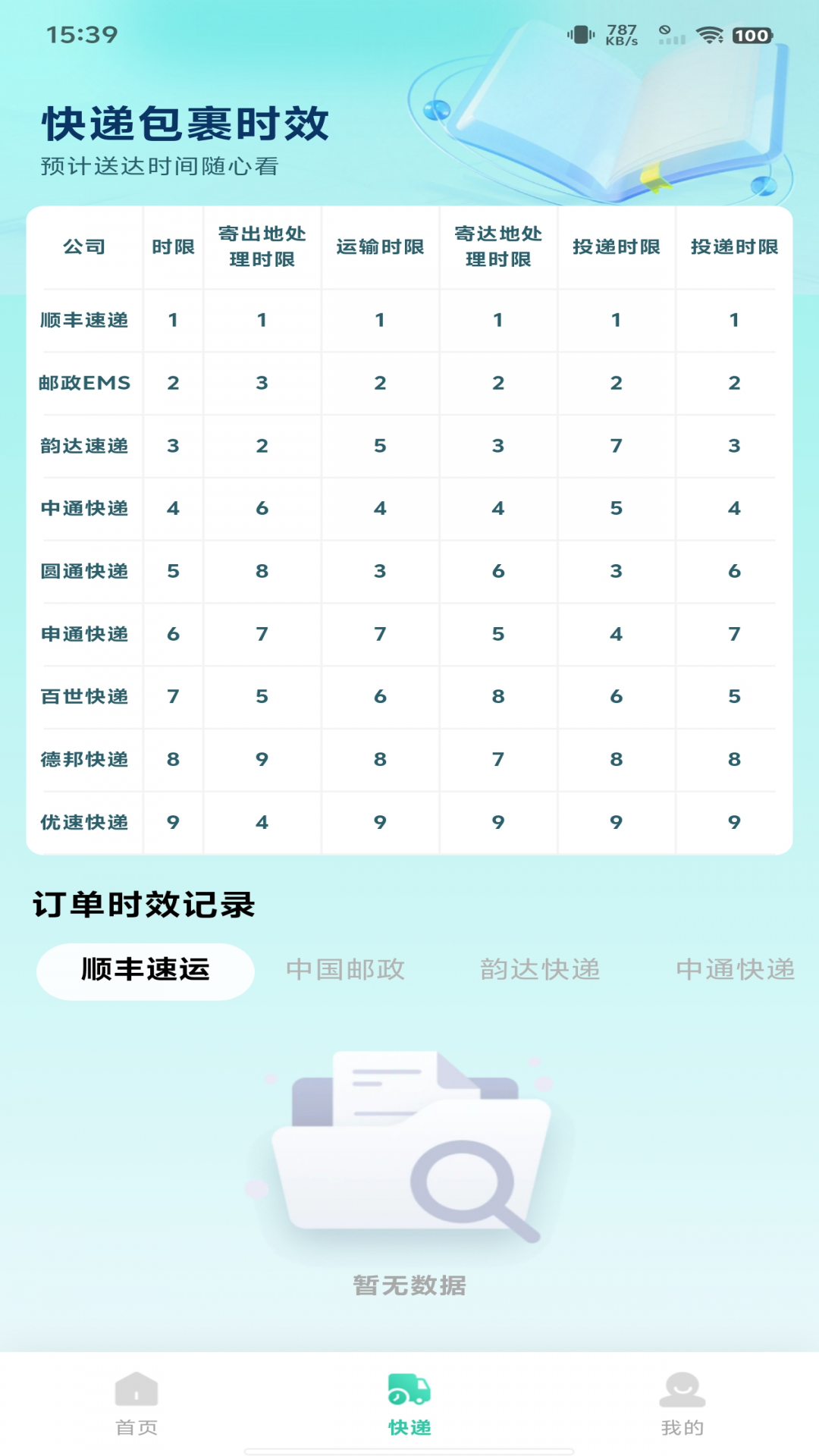 
快递包裹速查