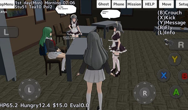 
校园女生模拟器 免费下载中文版