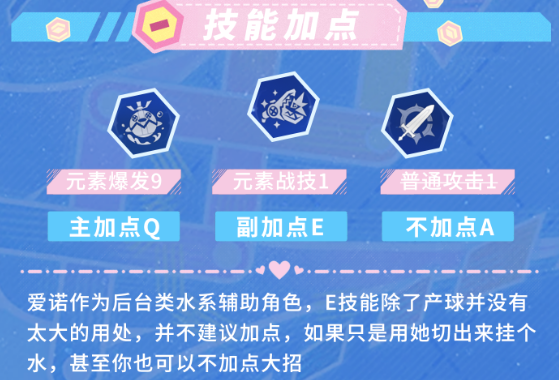 原神爱诺天赋加点优先级推荐