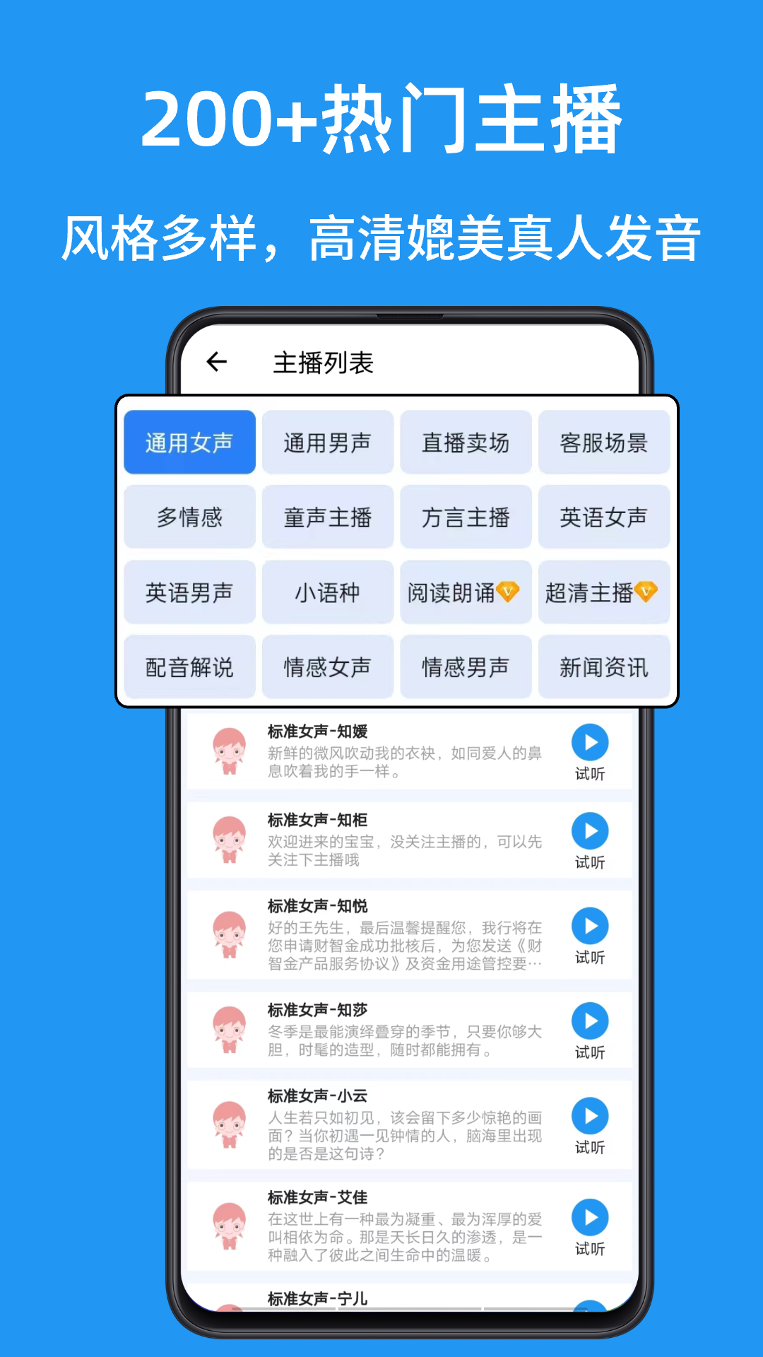 
文字转语音AI配音