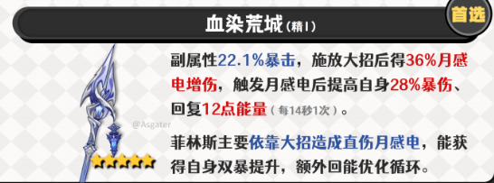 原神菲林斯武器选择推荐1
