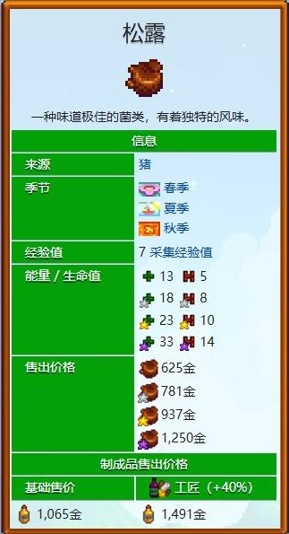 星露谷物语松露获取指南2